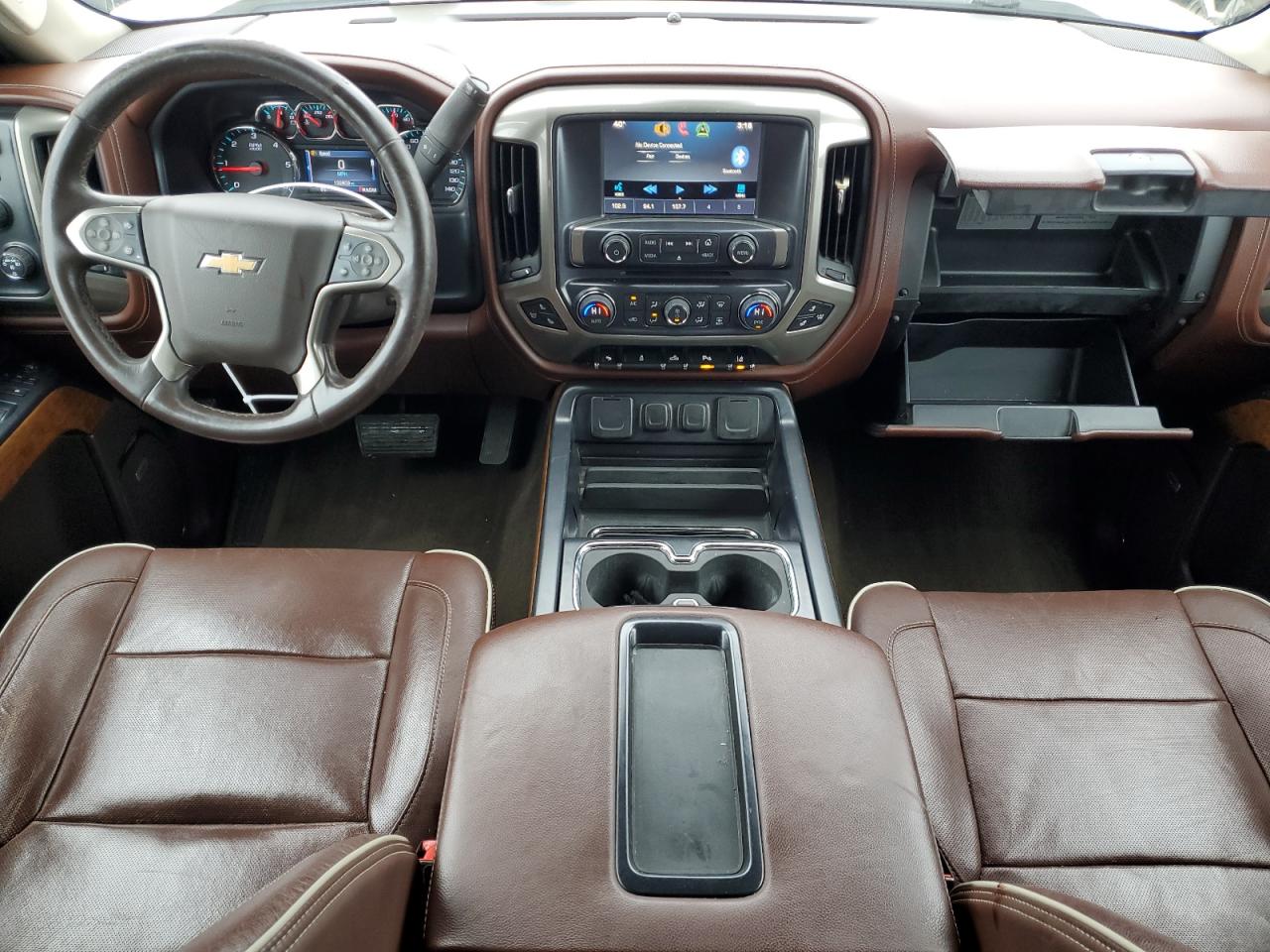2014 Chevrolet Silverado VIN 3GCUKTEC5EG538583 Copart auction photo, front end / side damage thumbnail 8