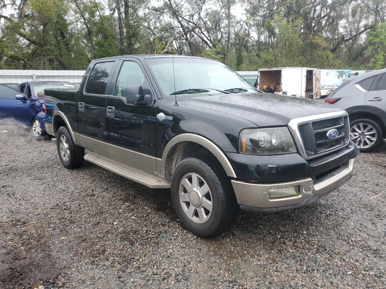 2005 Ford F-150 VIN 1FTPW14585KE72354 Copart auction photo, frame damage damage thumbnail 4