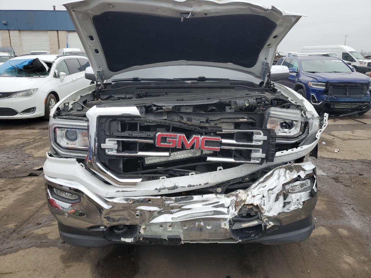 2016 GMC Sierra VIN 3GTU2NEC7GG361288 Copart auction photo, front end damage thumbnail 5