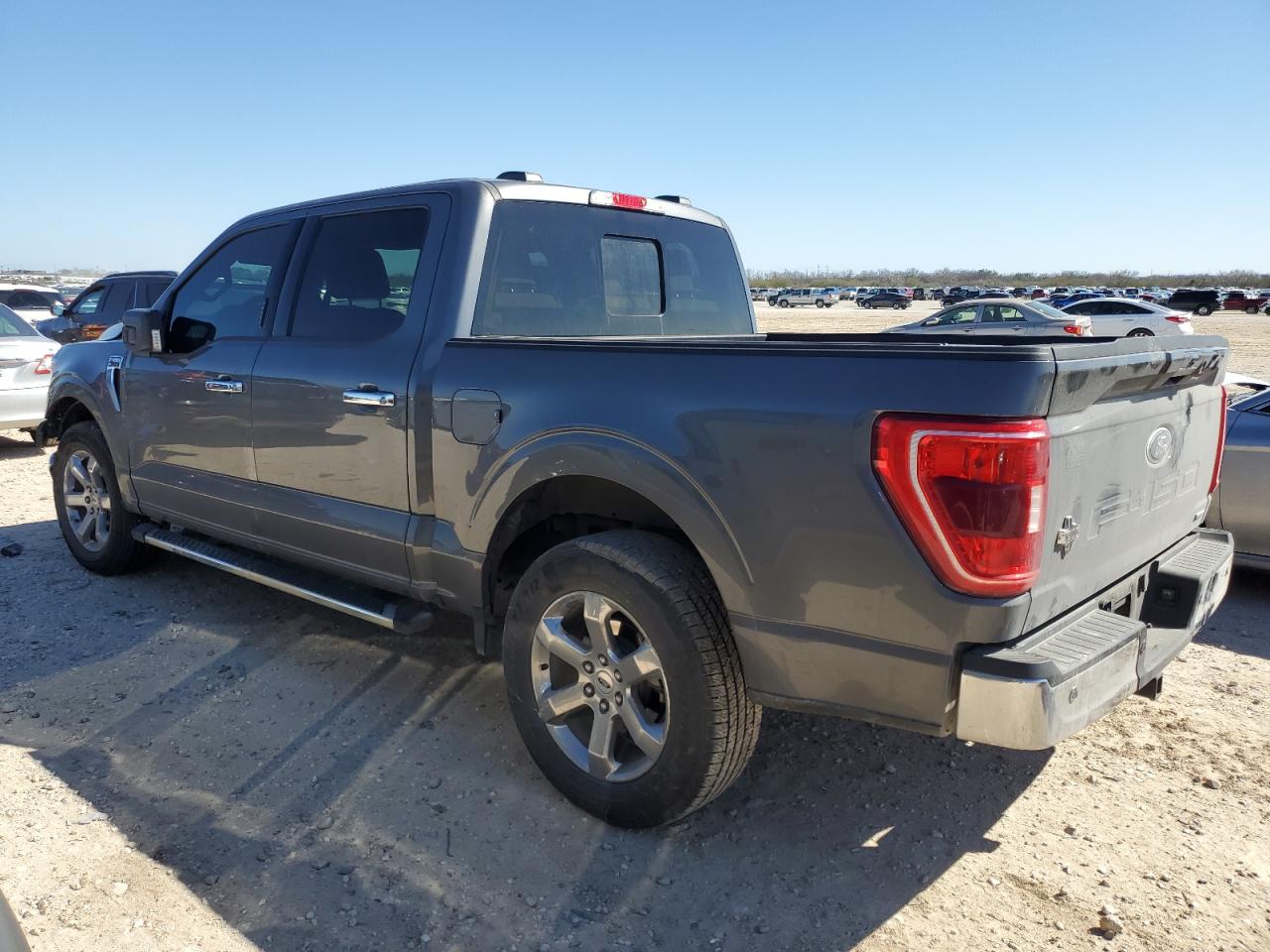 2023 Ford F-150 VIN 1FTEW1CP7PKE63433 Copart auction photo, side / front end damage thumbnail 2