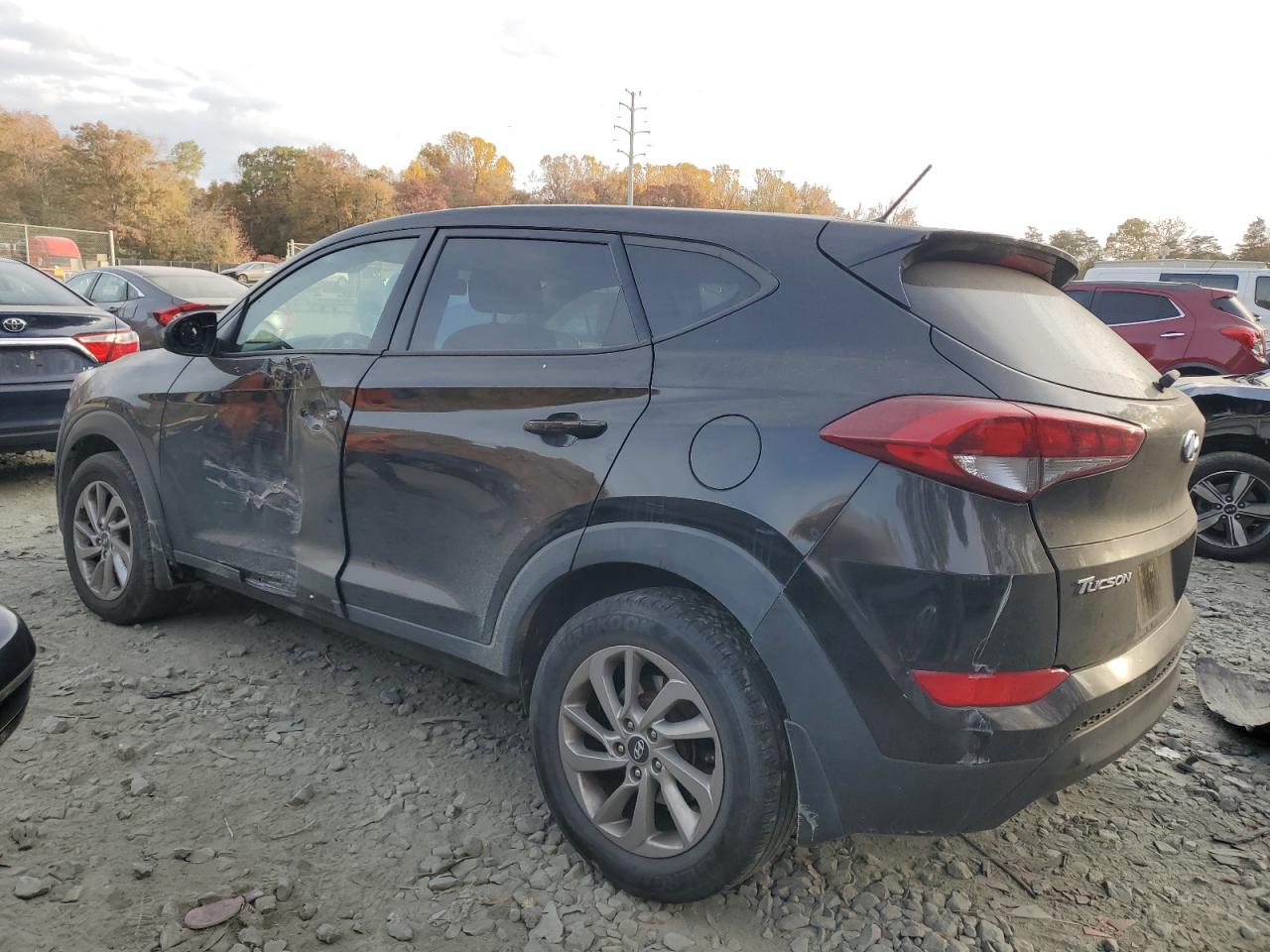 2018 Hyundai Tucson VIN KM8J2CA4XJU625304 Copart auction photo, front end / side damage thumbnail 2