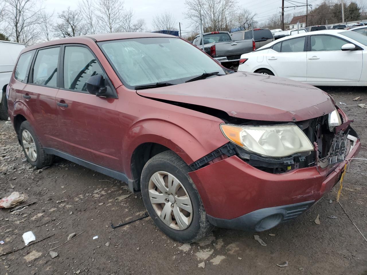 2009 Subaru Forester VIN JF2SH61689H719939 Copart auction photo, front end / rear end damage thumbnail 4