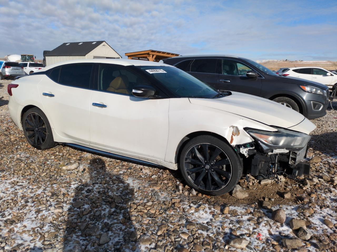 2016 Nissan Maxima VIN 1N4AA6APXGC401845 Copart auction photo, front end / side damage thumbnail 4