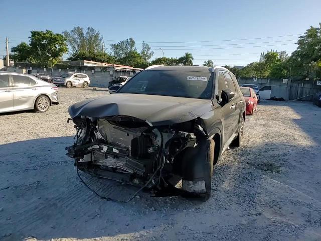 2023 Hyundai Palisade VIN KM8R74GE2PU533655 Copart auction photo, front end / undercarriage damage thumbnail 12