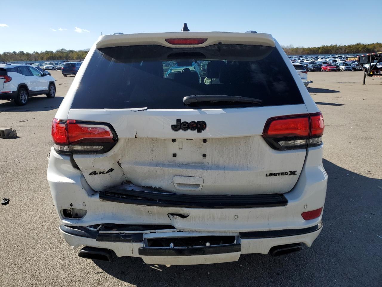 2021 Jeep Grand Cherokee VIN 1C4RJFBG4MC668843 Copart auction photo, rear end / front end damage thumbnail 6