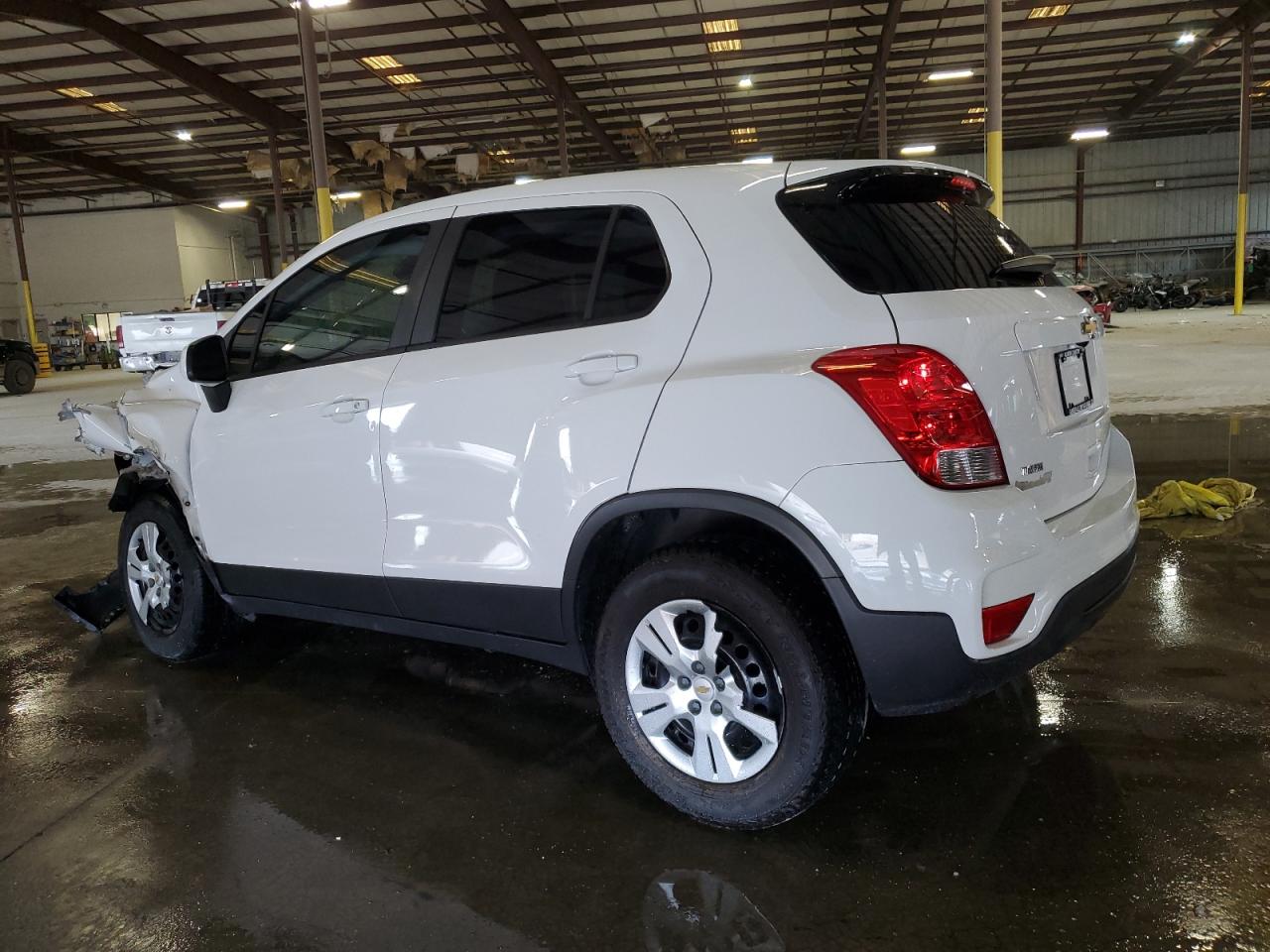 2018 Chevrolet Trax VIN 3GNCJKSBXJL229415 Copart auction photo, side / front end damage thumbnail 2