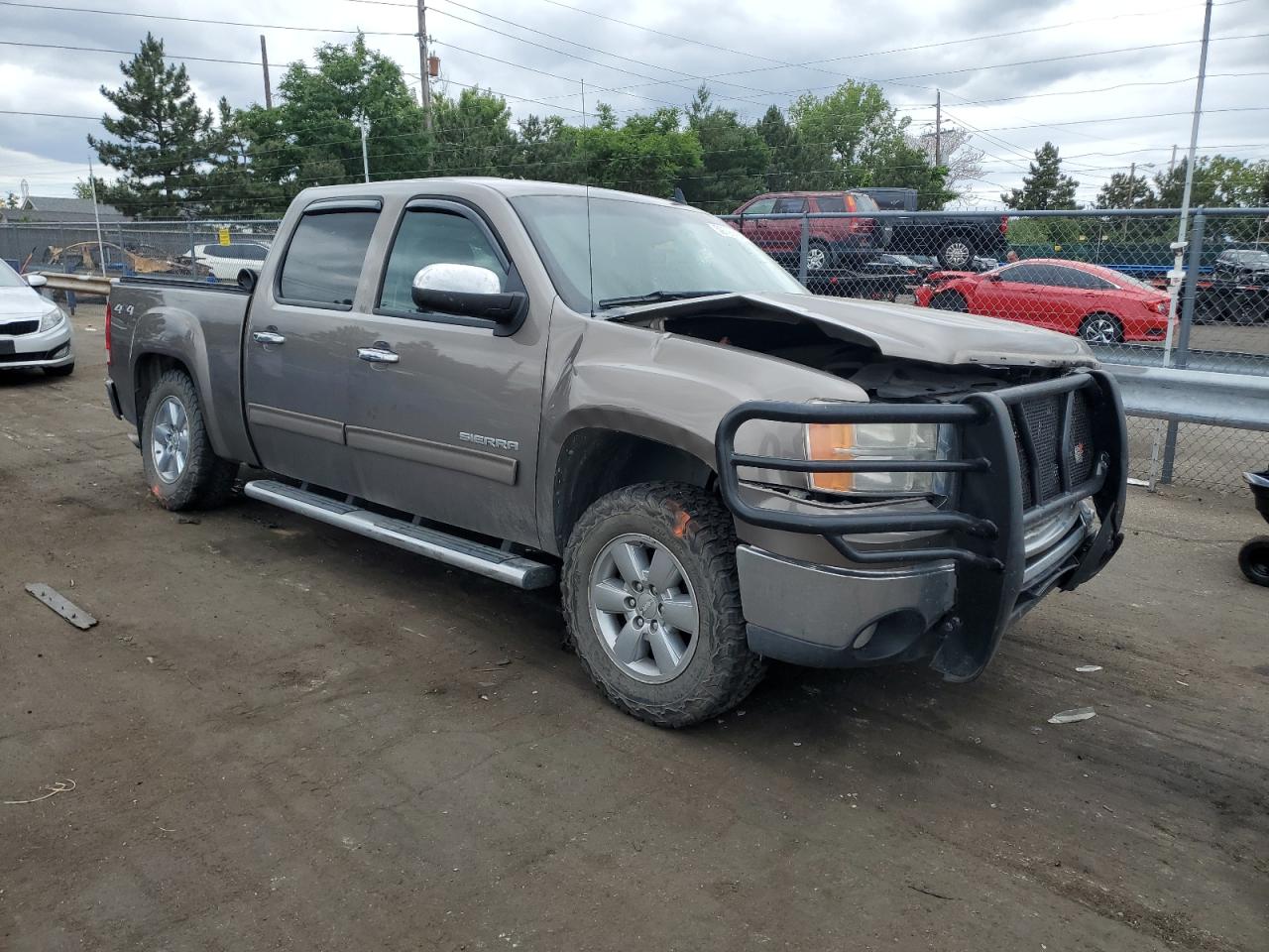 2012 GMC Sierra VIN 3GTP2VE71CG202843 Copart auction photo, front end damage thumbnail 4