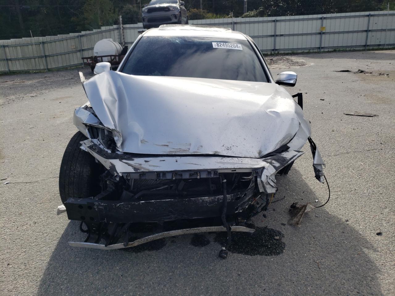 2018 Infiniti Q50 VIN JN1EV7AP7JM359032 Copart auction photo, front end / side damage thumbnail 5