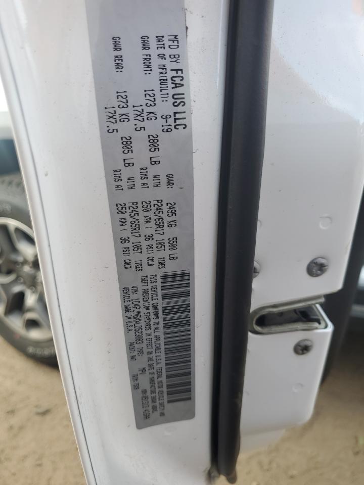 2020 Jeep Cherokee VIN 1C4PJMBXXLD523083 Copart auction photo, side / rear end damage thumbnail 14