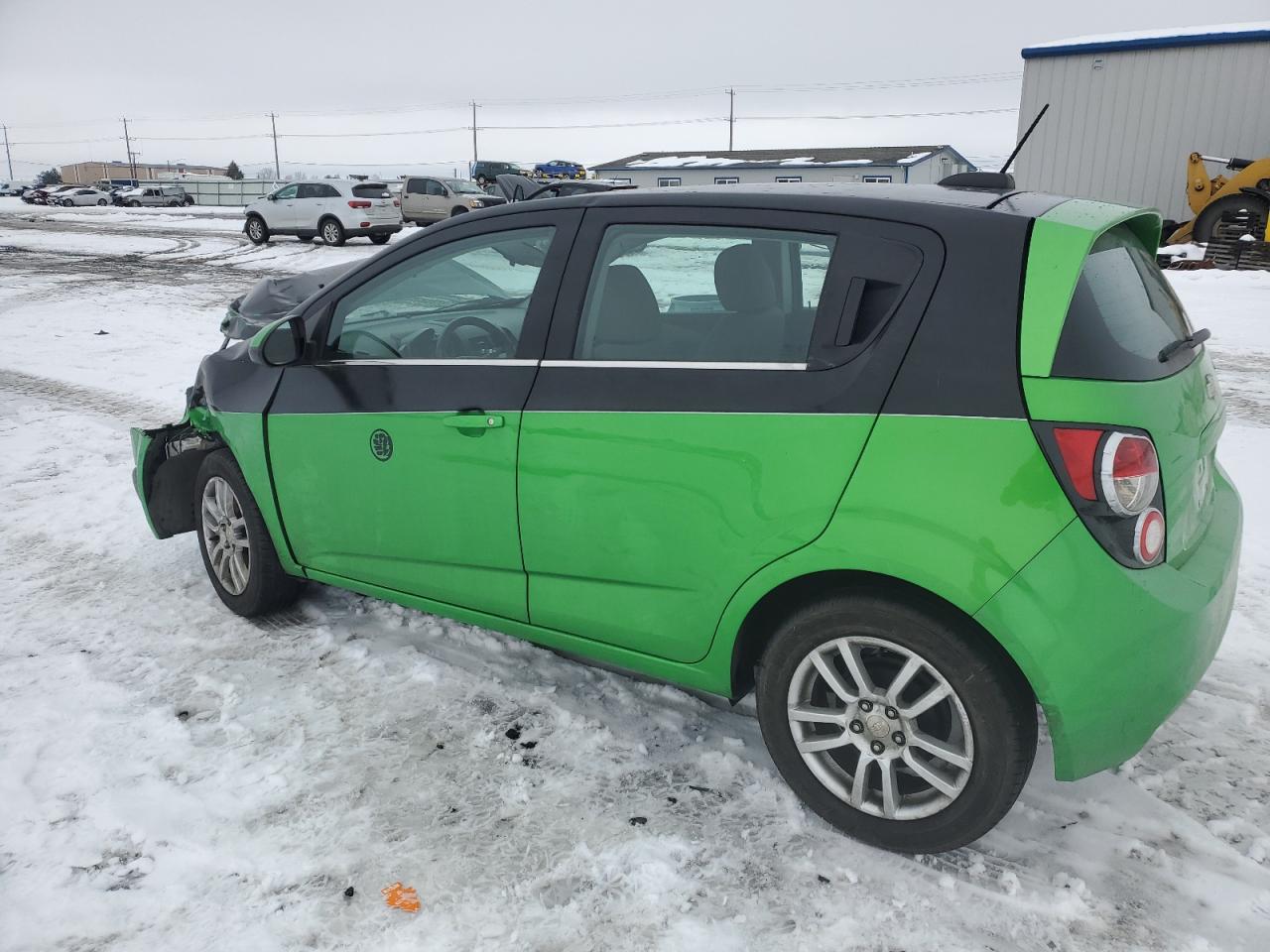 2016 Chevrolet Sonic VIN 1G1JC6SH5G4129400 Copart auction photo, front end / side damage thumbnail 2
