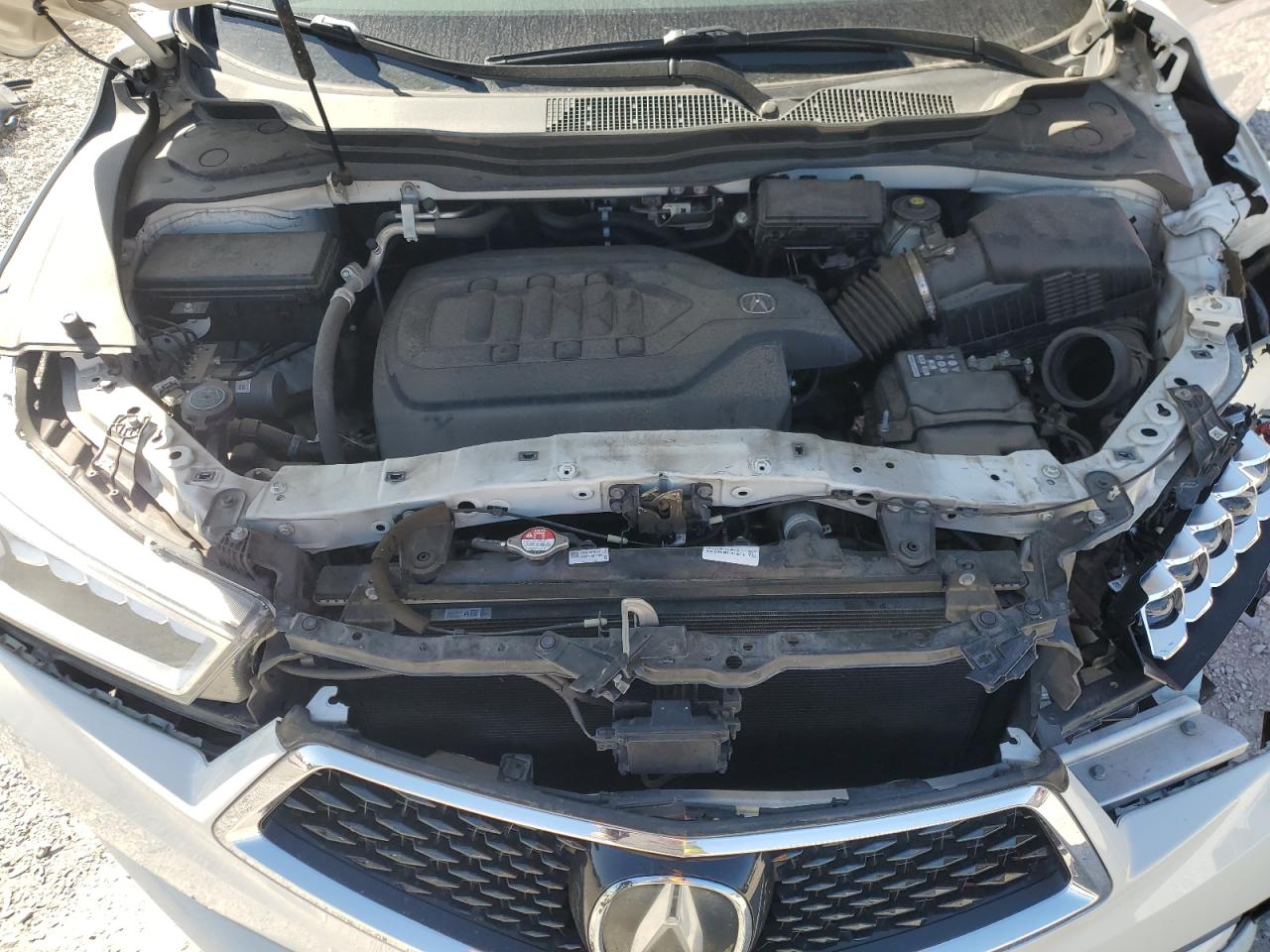2017 Acura MDX VIN 5FRYD3H58HB004124 Copart auction photo, front end / side damage thumbnail 12