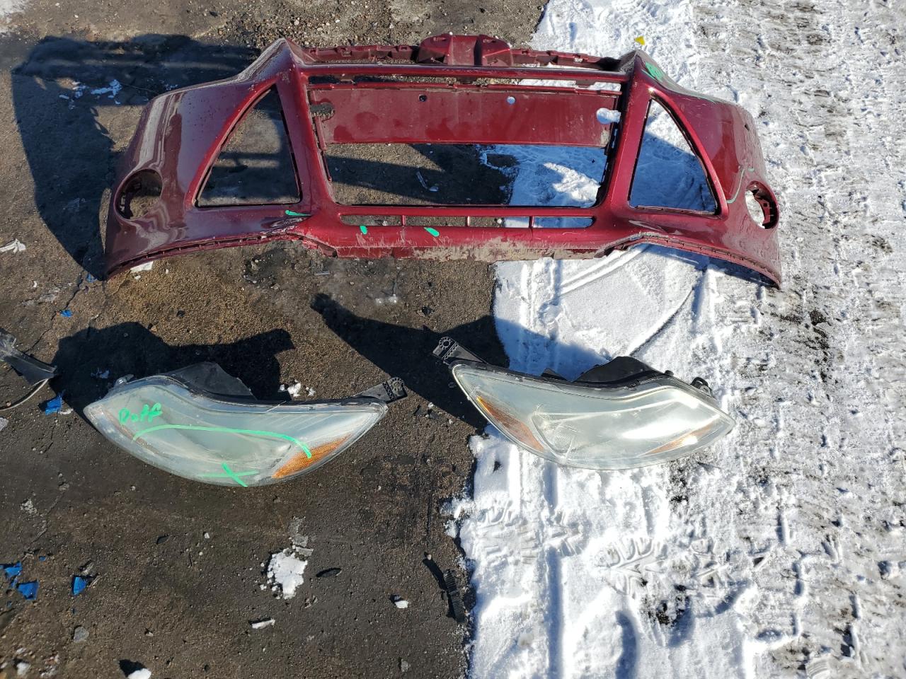 2014 Ford Focus VIN 1FADP3F20EL338677 Copart auction photo, front end / rear end damage thumbnail 12