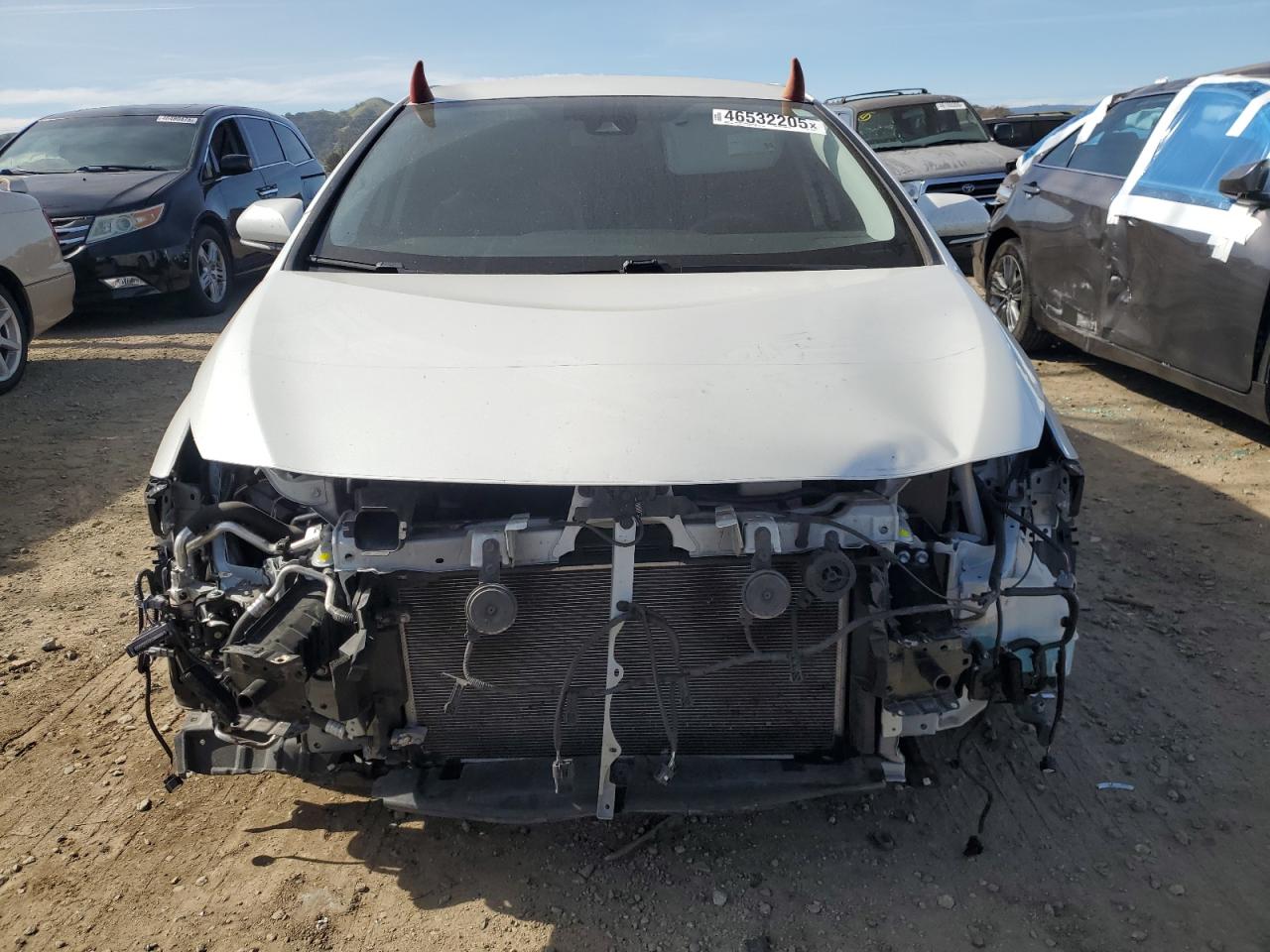 2021 Toyota Prius VIN JTDKAMFP4M3169525 Copart auction photo, front end damage thumbnail 5