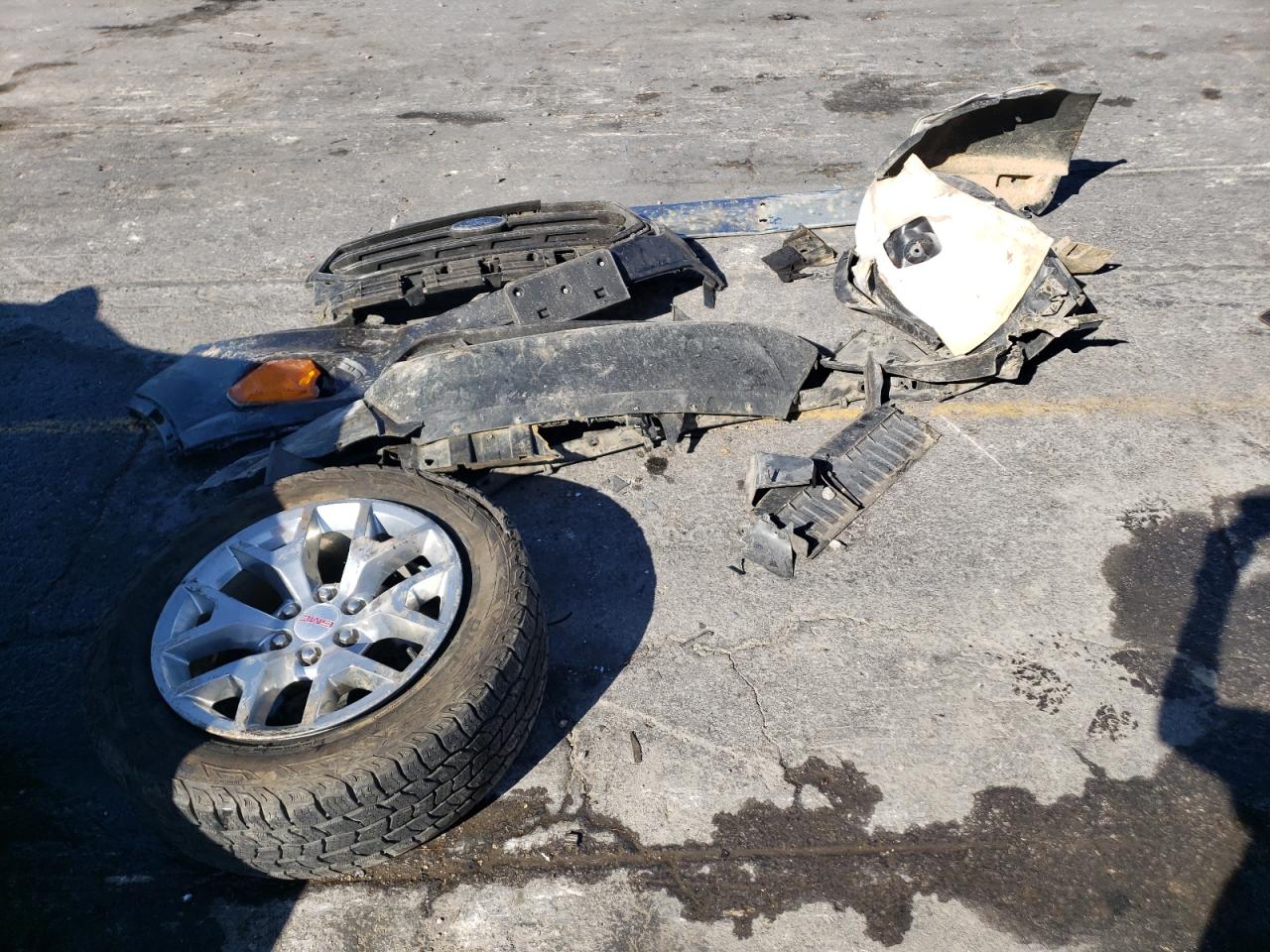 2018 GMC Sierra VIN 3GTU2NEC0JG301697 Copart auction photo, front end damage thumbnail 12
