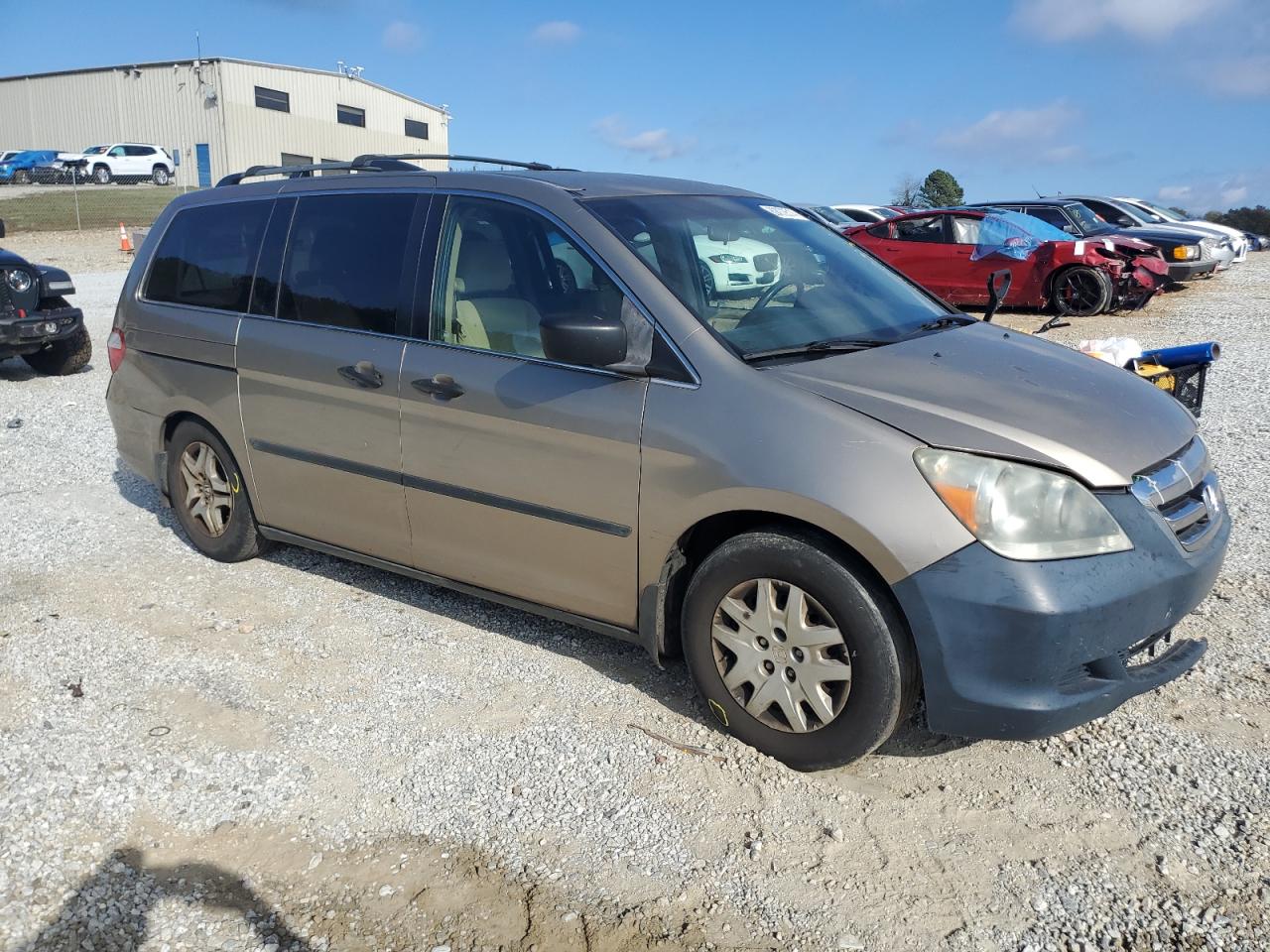 2005 Honda Odyssey VIN 5FNRL382X5B008170 Copart auction photo, front end / mechanical damage thumbnail 4