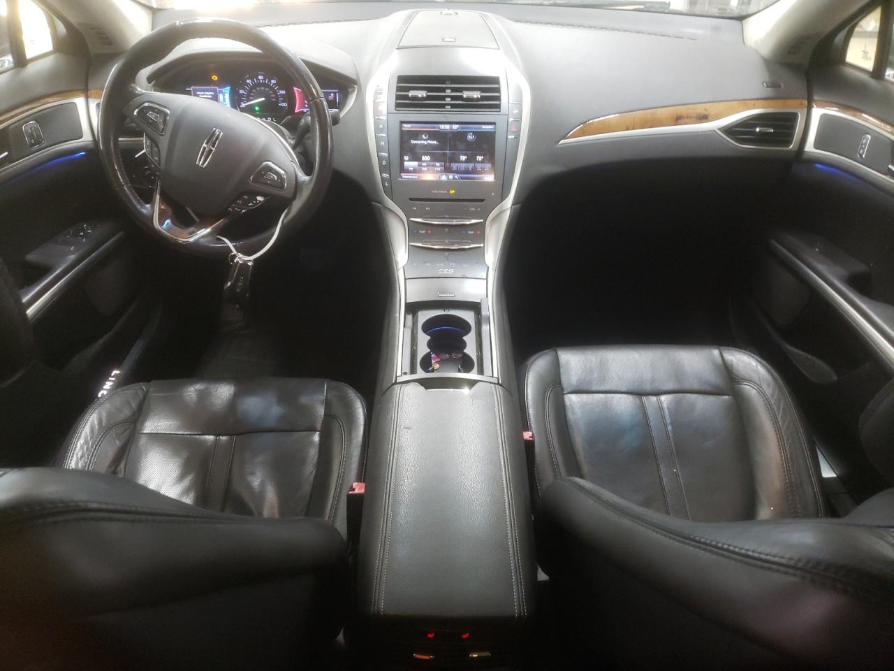 2014 Lincoln MKZ VIN 3LN6L2LU7ER803631 Copart auction photo, all over damage thumbnail 8