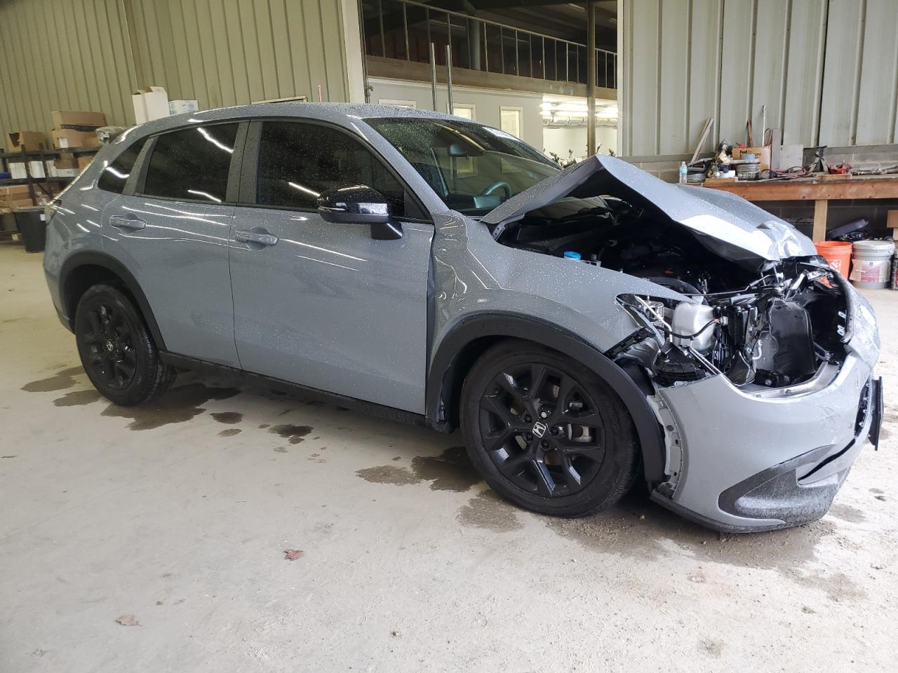 2024 Honda HR-V VIN 3CZRZ1H59RM721280 Copart auction photo, front end damage thumbnail 4
