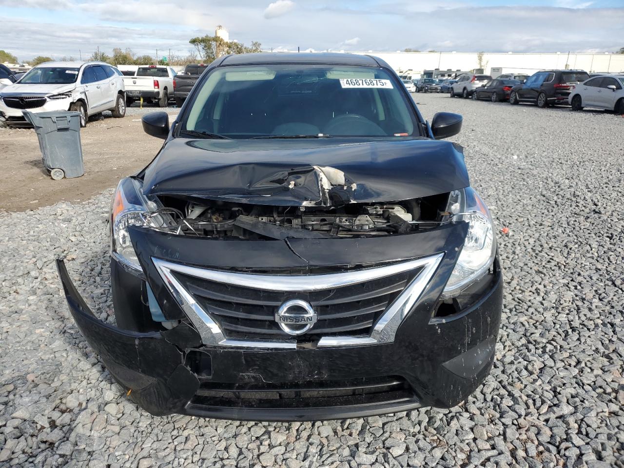 2019 Nissan Versa VIN 3N1CN7AP0KL879110 Copart auction photo, front end damage thumbnail 5