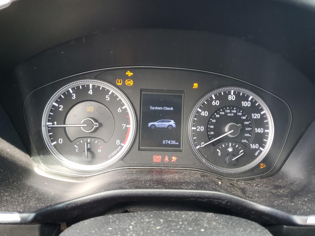 2019 Hyundai Santa Fe VIN 5NMS2CAD0KH117084 Copart auction photo, all over damage thumbnail 9