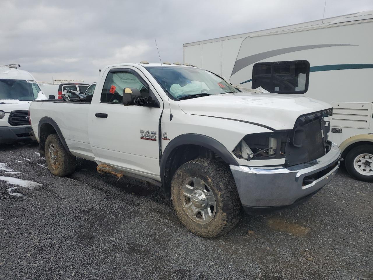 2016 RAM 3500 VIN 3C63R3AL0GG202900 Copart auction photo, side / front end damage thumbnail 4