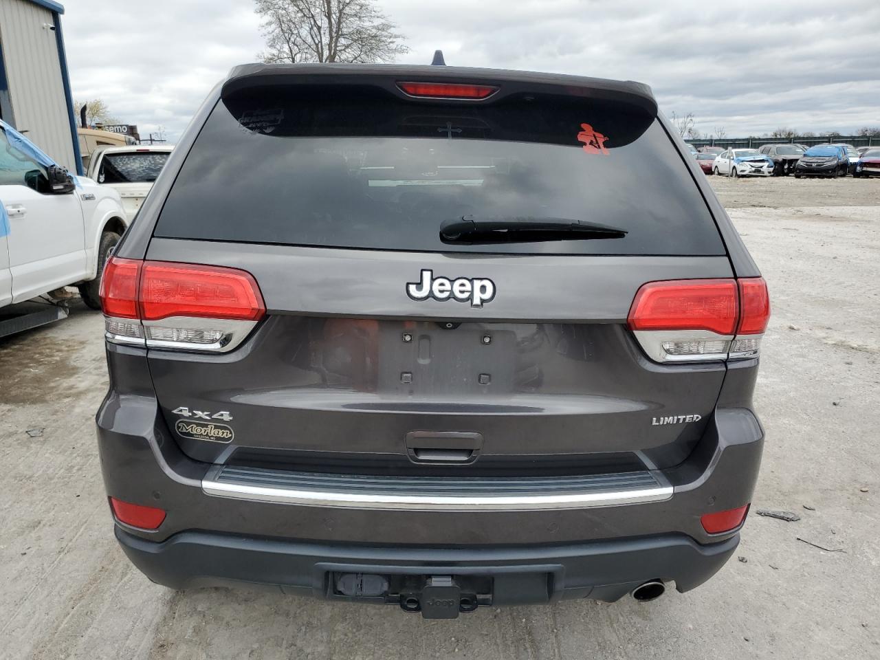 2015 Jeep Grand Cherokee VIN 1C4RJFBG5FC814573 Copart auction photo, front end / side damage thumbnail 6