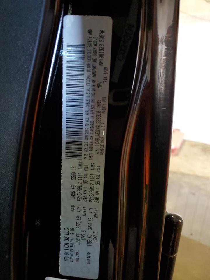 2016 Jeep Wrangler VIN 1C4BJWEGXGL328310 Copart auction photo, side damage thumbnail 13