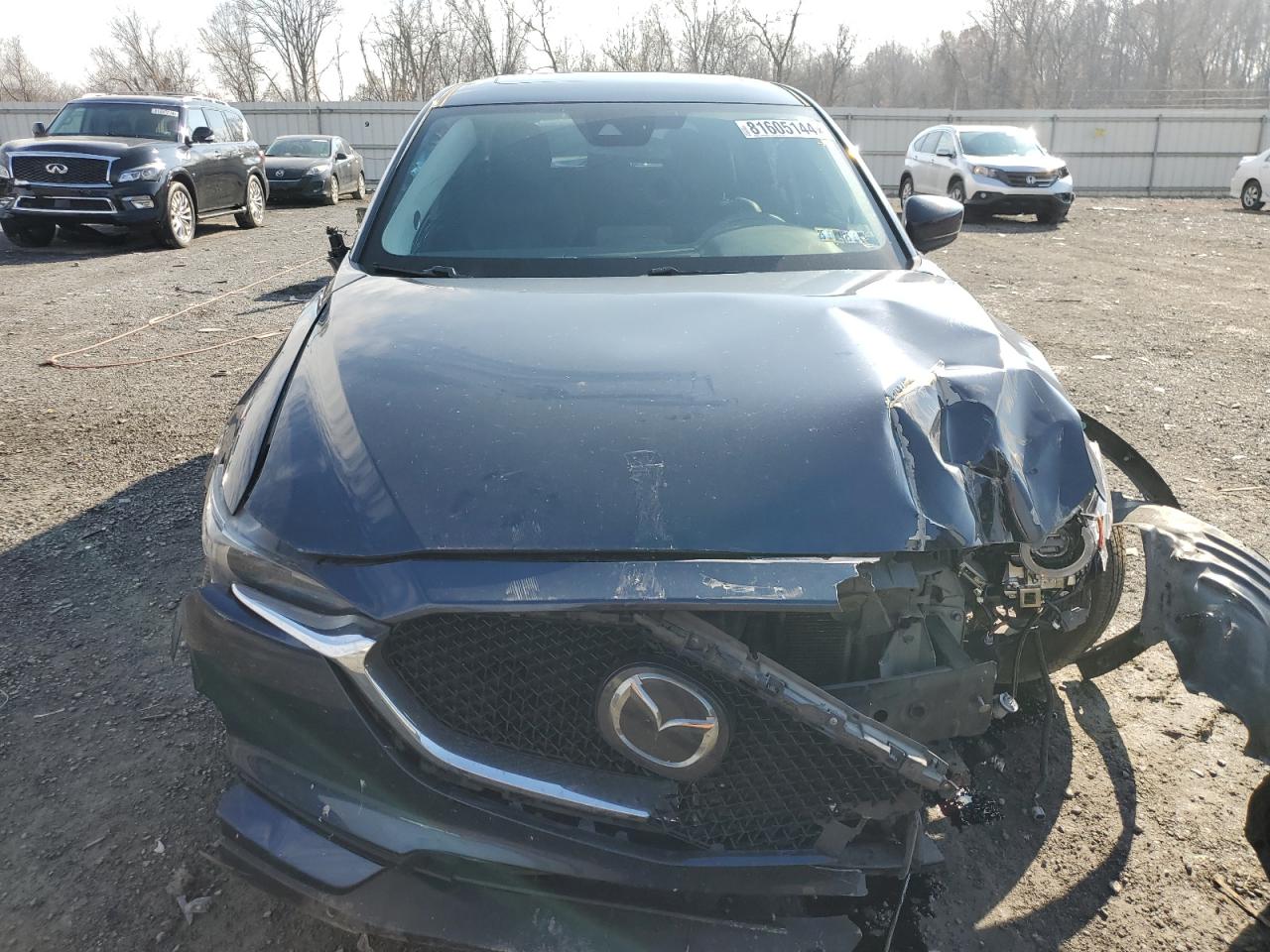 2019 Mazda CX-5 VIN JM3KFBDM8K0668512 Copart auction photo, front end / rear end damage thumbnail 5