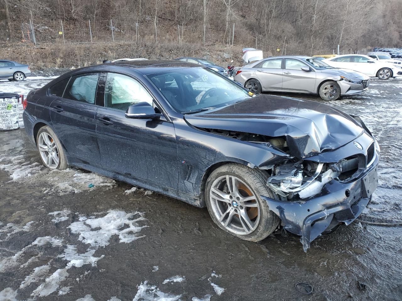 2016 BMW 4er VIN WBA4B3C59GG527781 Copart auction photo, front end / minor dent/scratches damage thumbnail 4