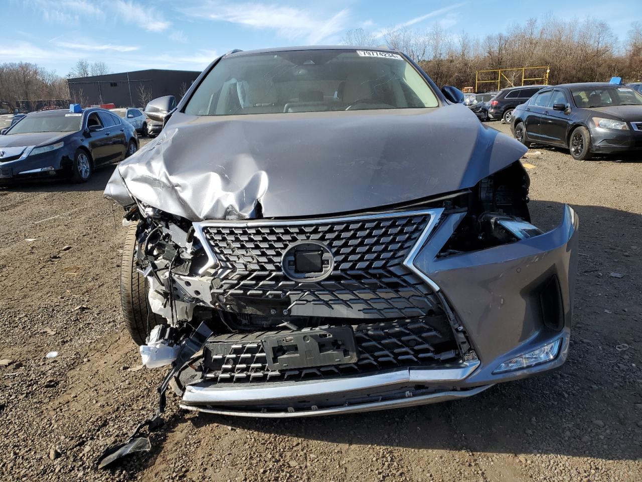 2022 Lexus RX VIN 2T2HGMDA8NC072470 Copart auction photo, front end / rear end damage thumbnail 5
