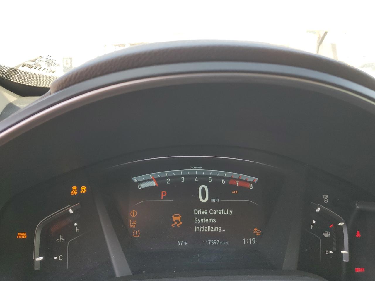 2018 Honda CR-V VIN 5J6RW1H57JL001460 Copart auction photo, front end / side damage thumbnail 9