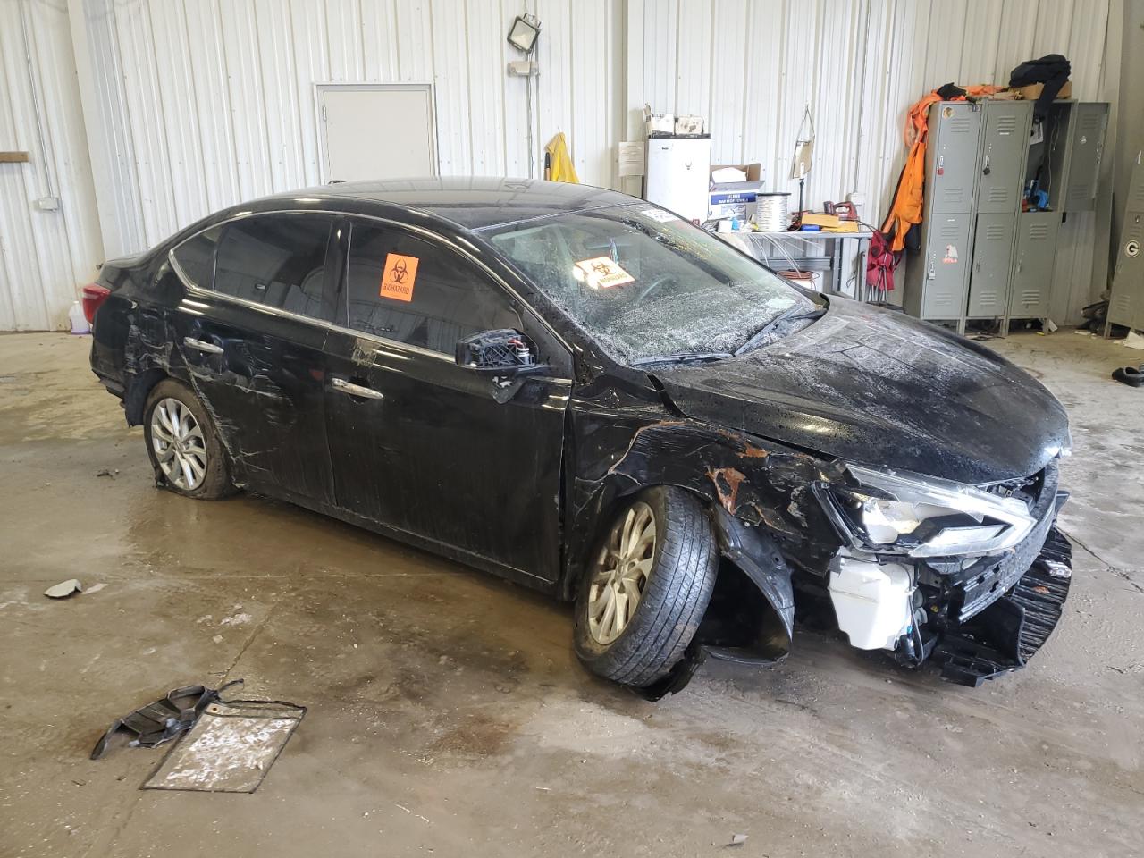 2019 Nissan Sentra VIN 3N1AB7AP2KY300363 Copart auction photo, all over damage thumbnail 4