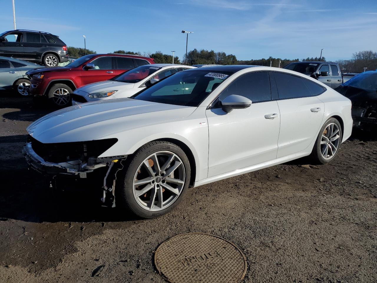 2021 Audi A7 VIN WAUV2AF22MN026281 - Copart auction photo