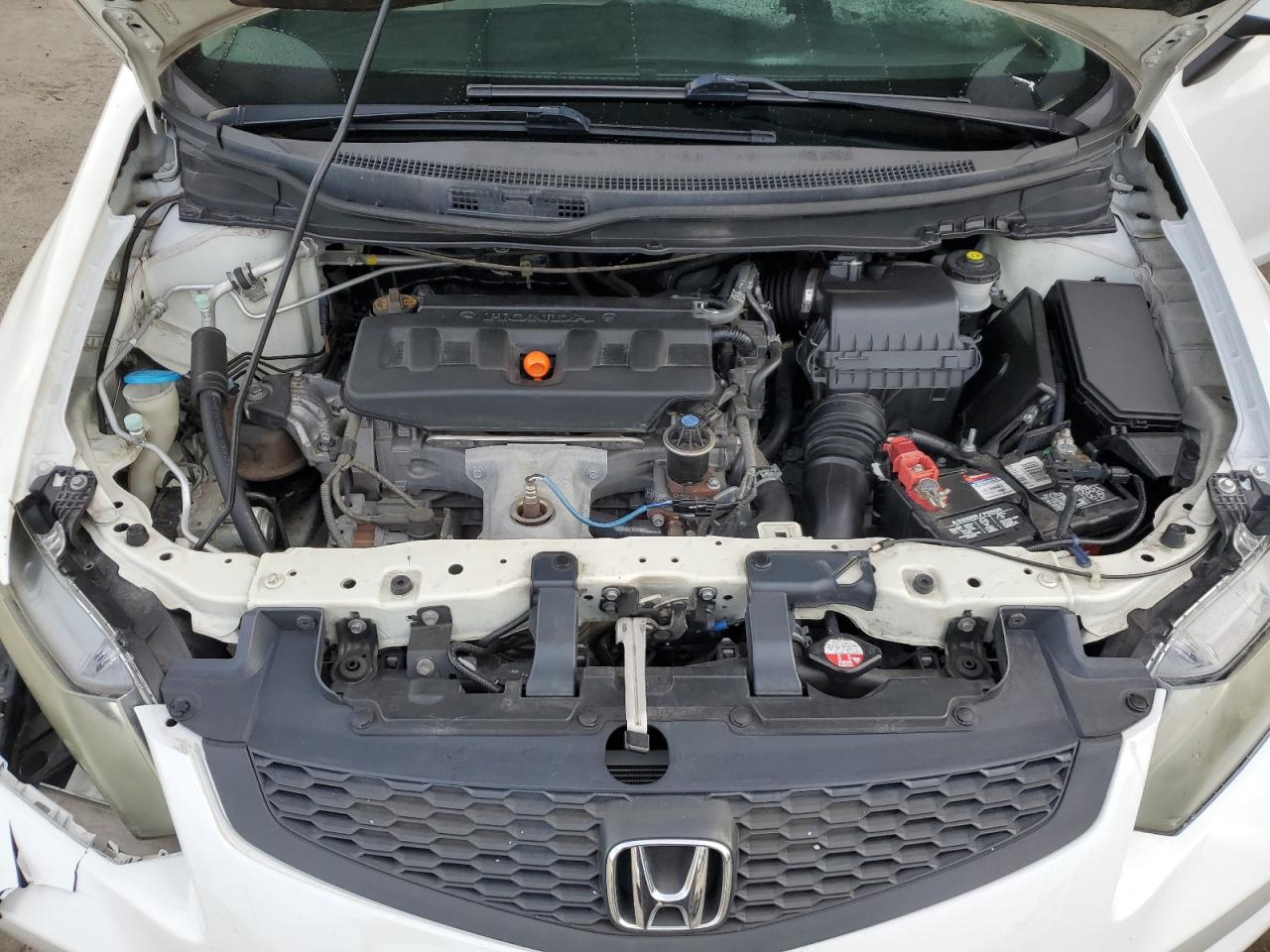 2012 Honda Civic VIN 2HGFG3B56CH543225 Copart auction photo, front end / side damage thumbnail 12