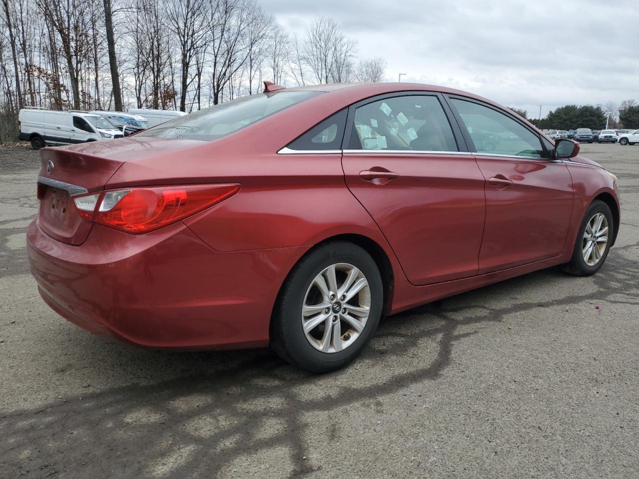 2013 Hyundai Sonata VIN 5NPEB4AC7DH730237 Copart auction photo, vandalism damage thumbnail 3