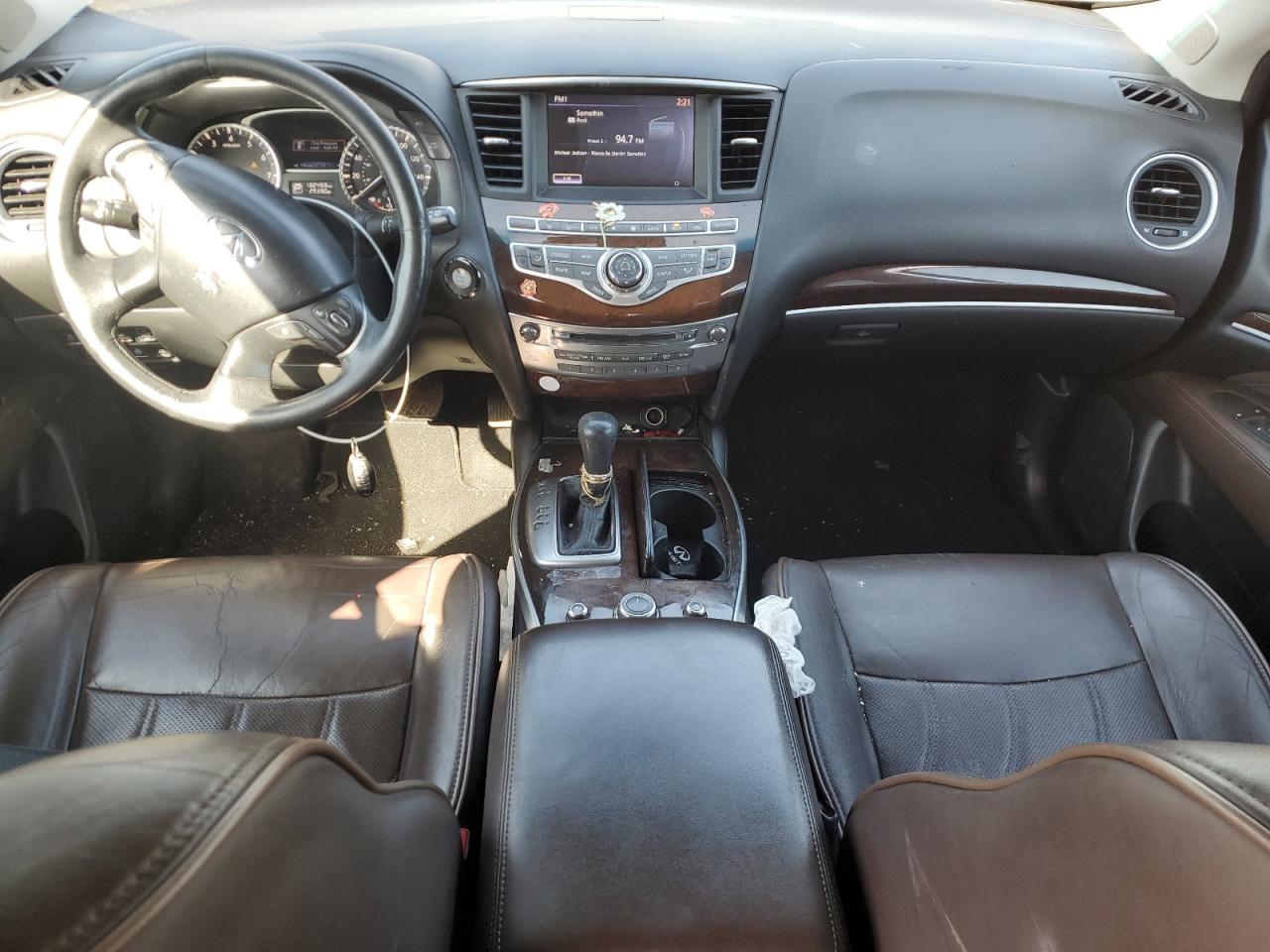 2013 Infiniti JX VIN 5N1AL0MM7DC339539 Copart auction photo, front end / side damage thumbnail 8