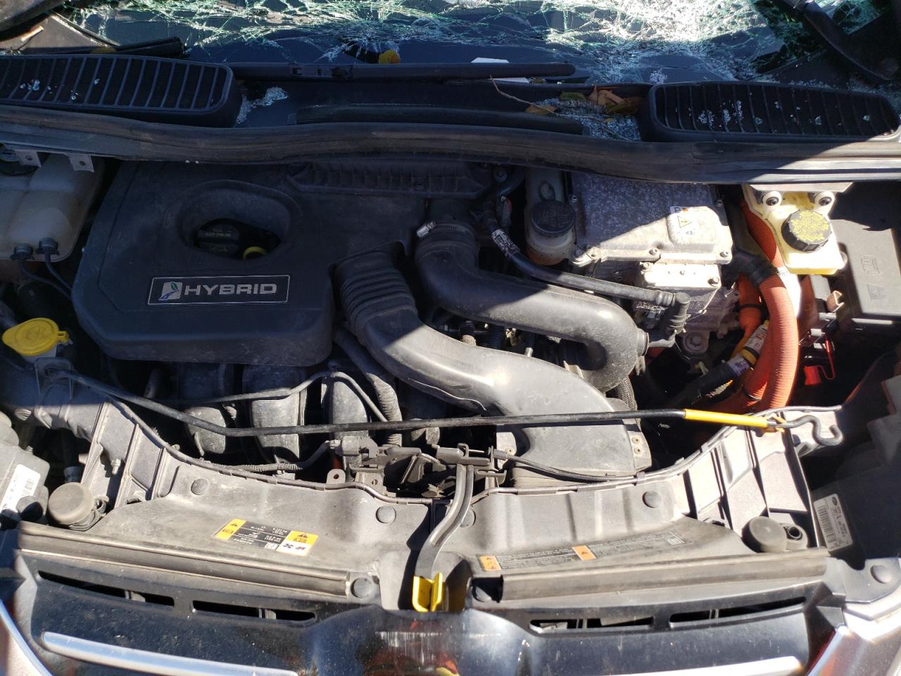 2013 Ford C-MAX VIN 1FADP5BU6DL537198 Copart auction photo, front end damage thumbnail 12