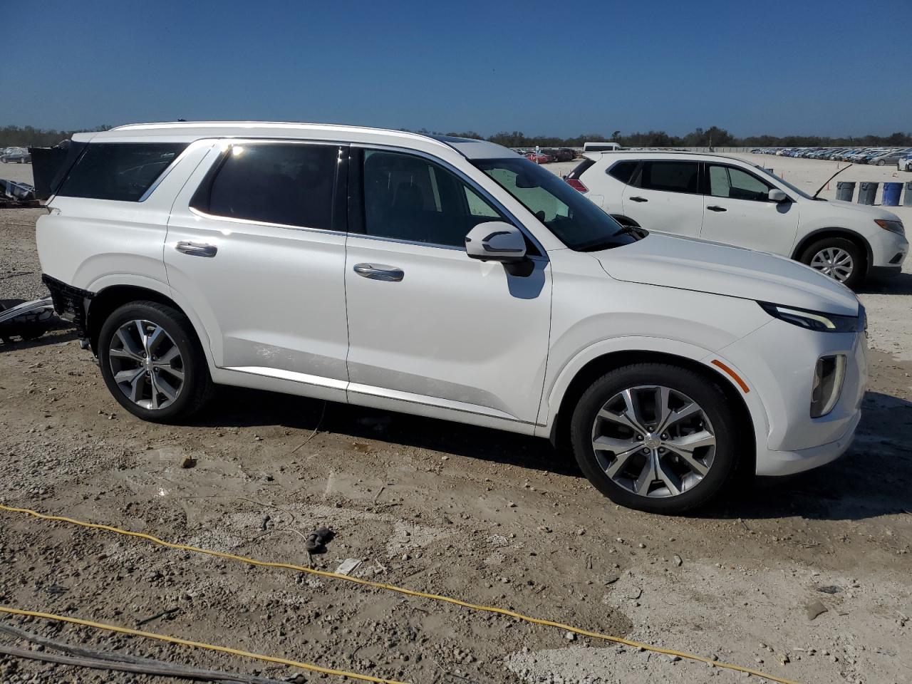 2022 Hyundai Palisade VIN KM8R54HE1NU449327 Copart auction photo, rear end damage thumbnail 4
