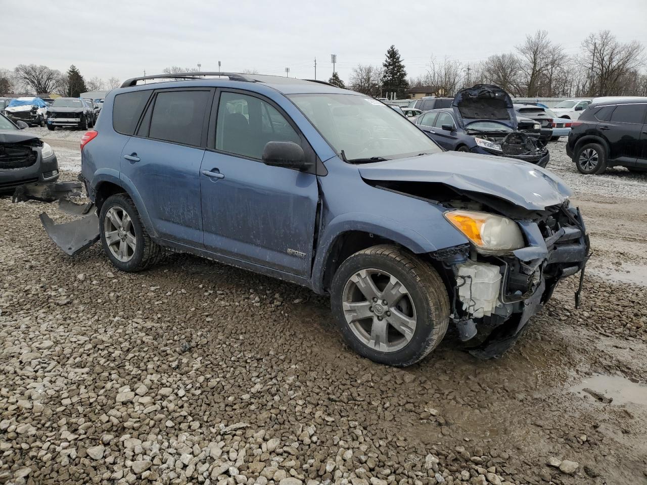 2010 Toyota RAV 4 VIN JTMRF4DV6AD034554 Copart auction photo, front end / rear end damage thumbnail 4
