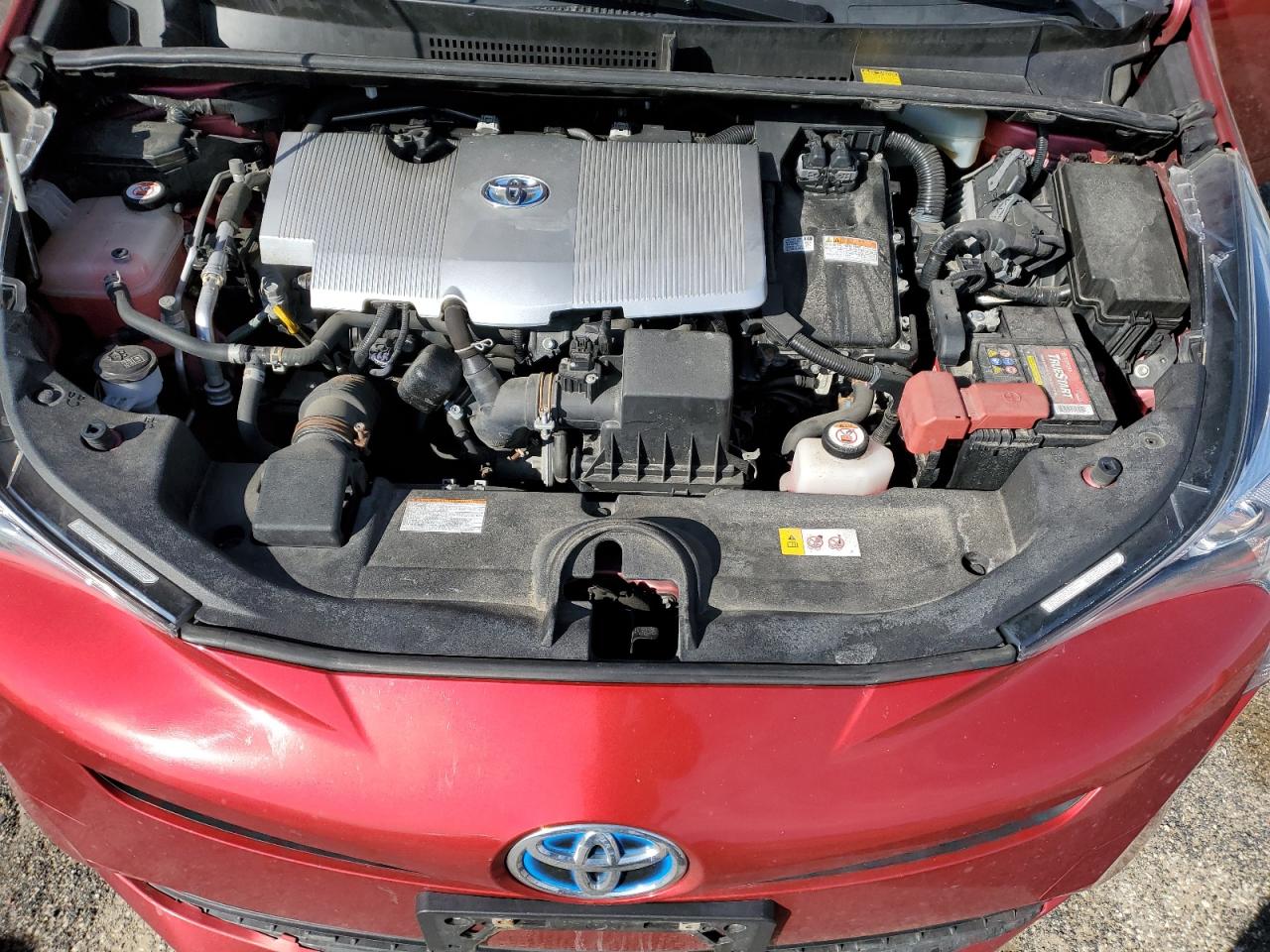 2016 Toyota Prius VIN JTDKBRFU8G3527875 Copart auction photo, side / rear end damage thumbnail 11