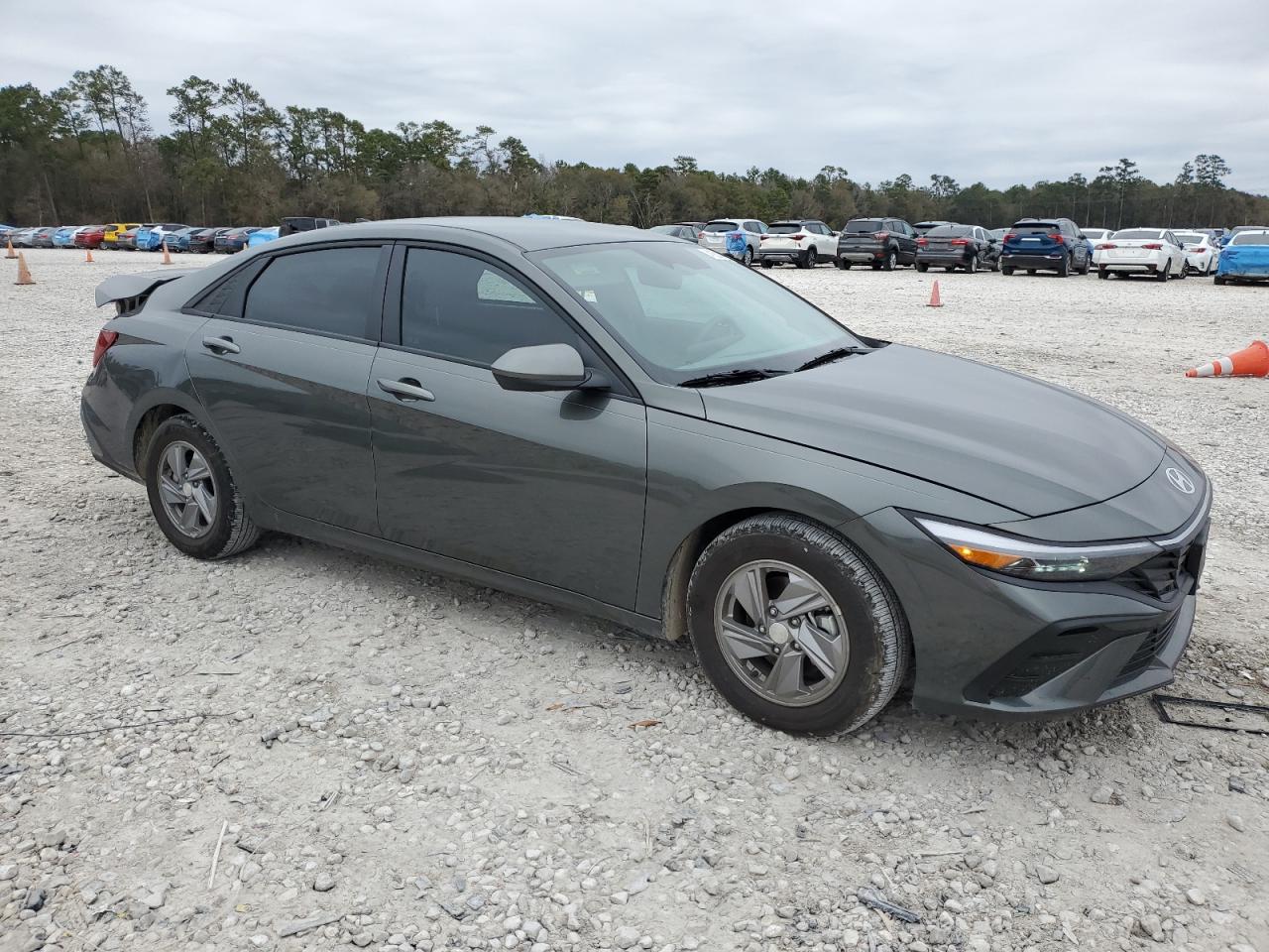 2024 Hyundai Elantra VIN KMHLL4DG7RU823190 Copart auction photo, side / rear end damage thumbnail 4