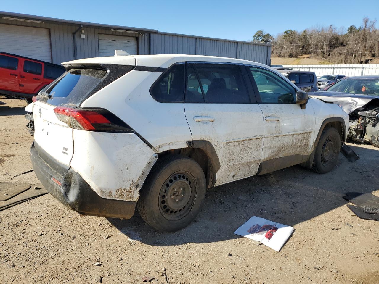 2022 Toyota RAV 4 VIN 2T3F1RFV8NW315825 Copart auction photo, front end / rear end damage thumbnail 3