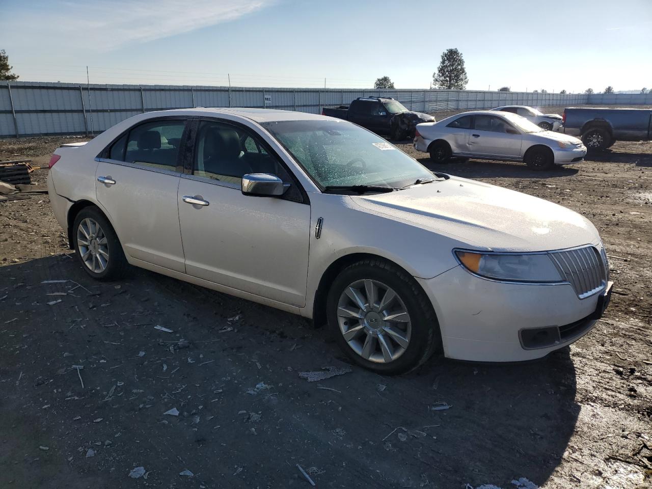 2012 Lincoln MKZ VIN 3LNHL2JC9CR826067 Copart auction photo, rear end / side damage thumbnail 4