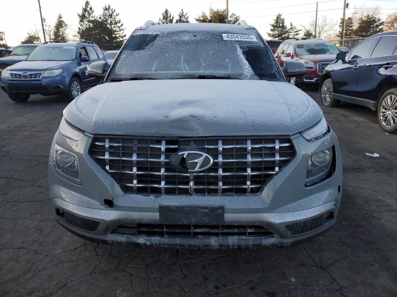 2022 Hyundai Venue VIN KMHRC8A37NU147210 Copart auction photo, front end damage thumbnail 5