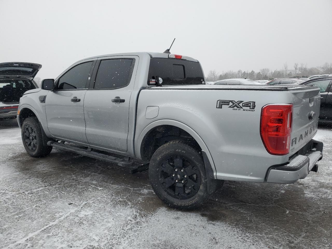 2023 Ford Ranger VIN 1FTER4FH9PLE29386 Copart auction photo, side / undercarriage damage thumbnail 2