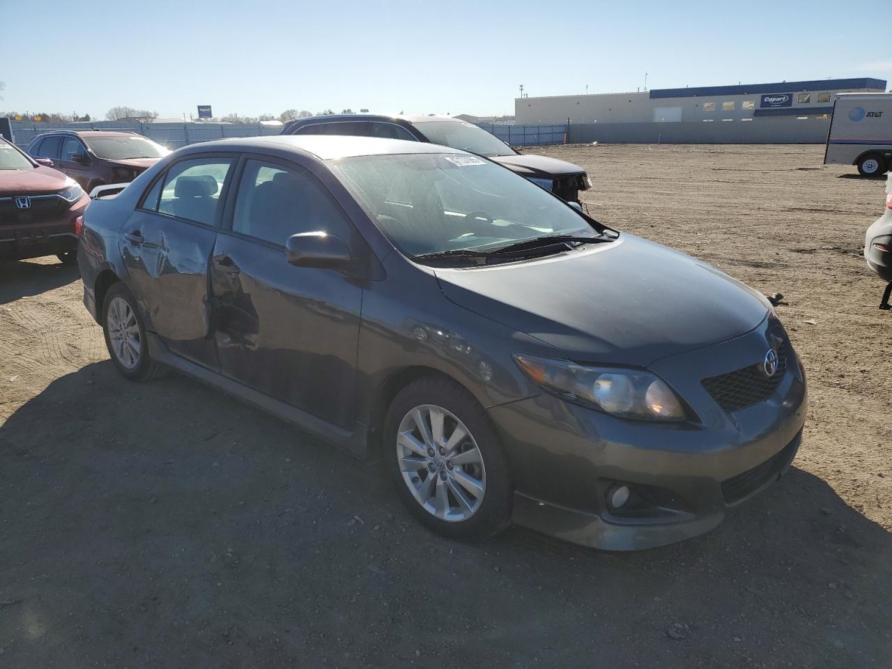 2010 Toyota Corolla VIN 2T1BU4EEXAC276976 Copart auction photo, side / rear end damage thumbnail 4