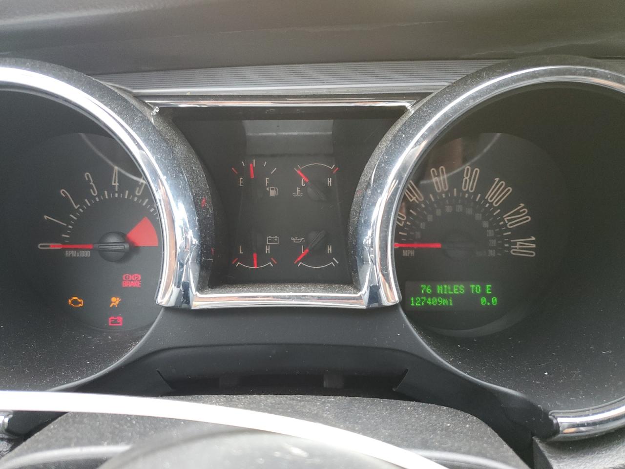 2005 Ford Mustang VIN 1ZVHT82H755146513 Copart auction photo, side / rear end damage thumbnail 9