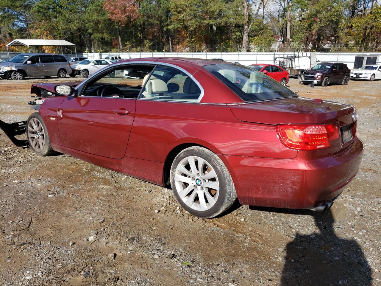 2011 BMW 3er VIN WBADW3C53BE541104 Copart auction photo, front end / top/roof damage thumbnail 2