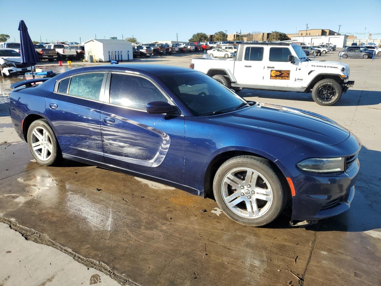 2015 Dodge Charger VIN 2C3CDXHG8FH824509 Copart auction photo, minor dent/scratches damage thumbnail 4
