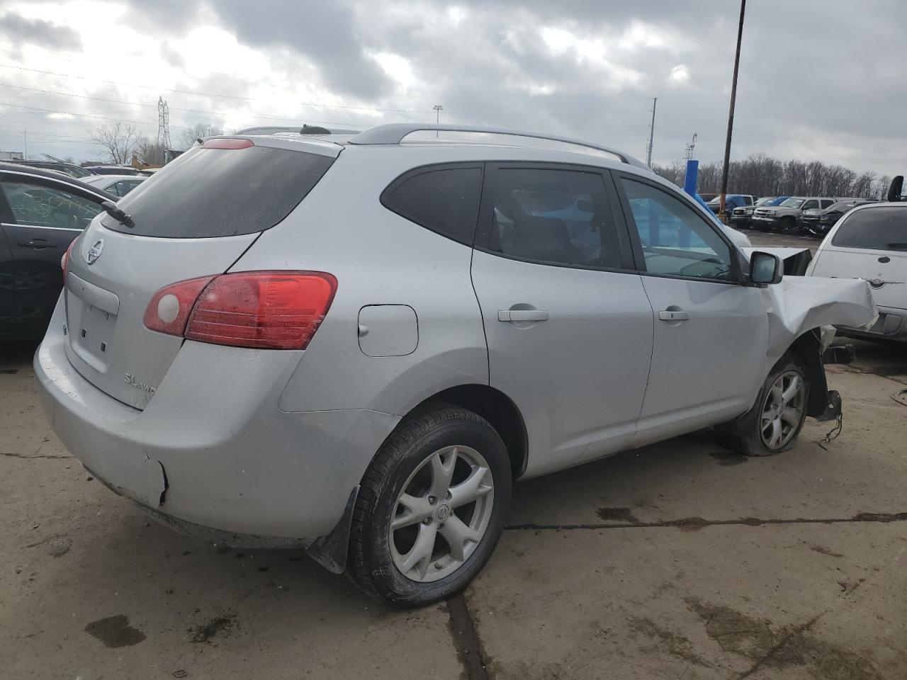 2008 Nissan Rogue VIN JN8AS58V18W410069 Copart auction photo, front end damage thumbnail 3