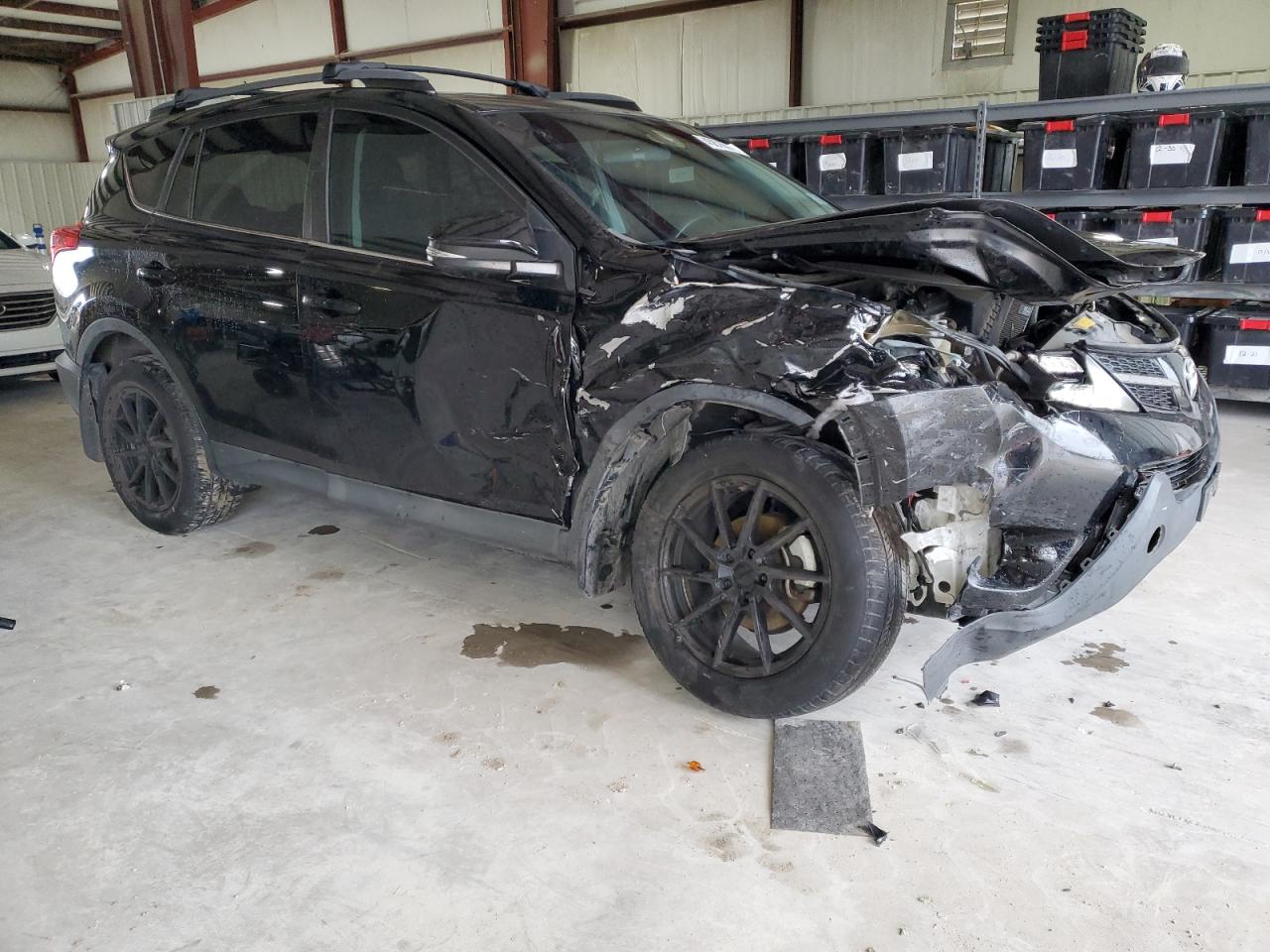 2015 Toyota RAV 4 VIN 2T3WFREV5FW202189 Copart auction photo, front end / side damage thumbnail 4